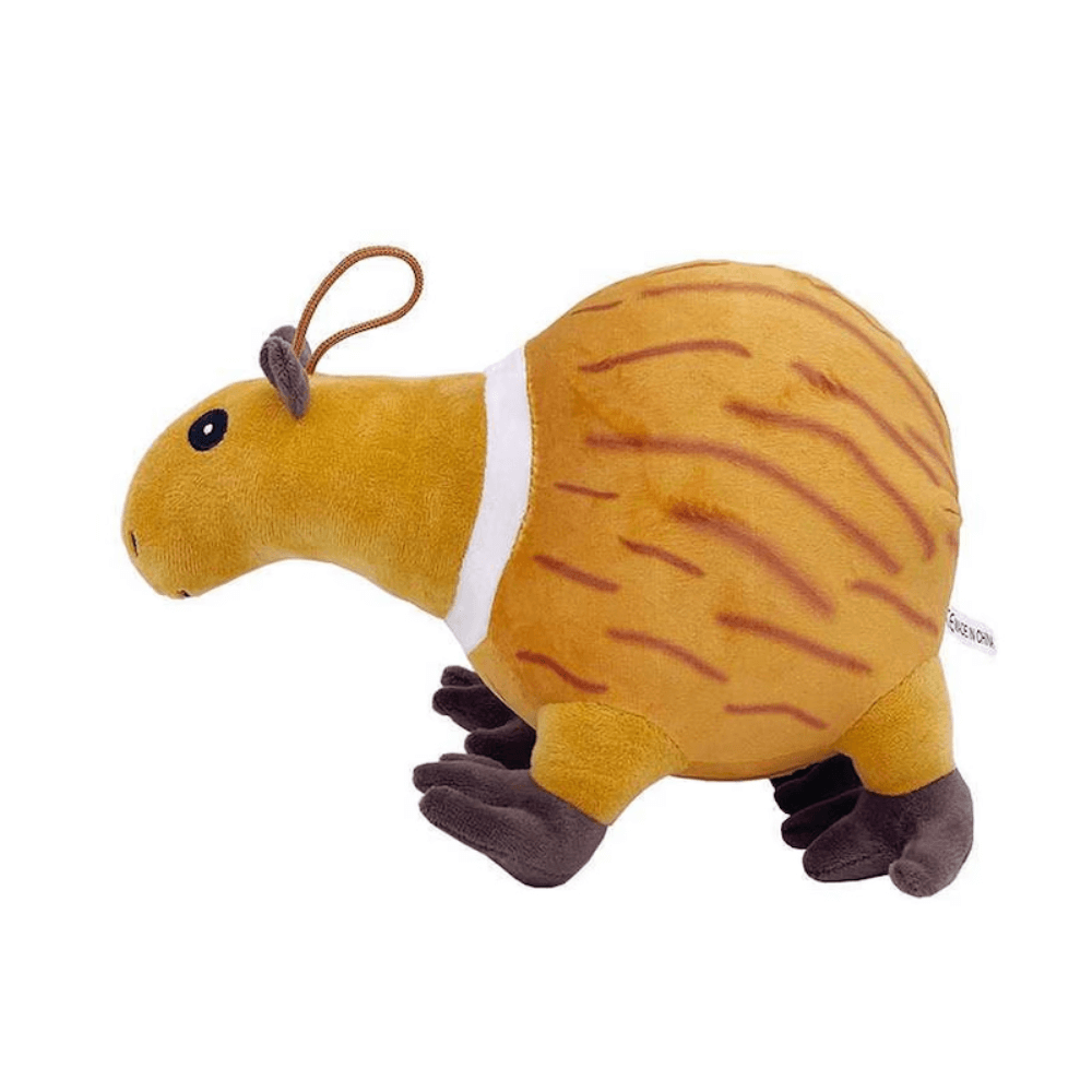 Jucarie de plus Capibara, colectia italiana Brainrot, Burbaloni Luliloli, 25 cm, Maro