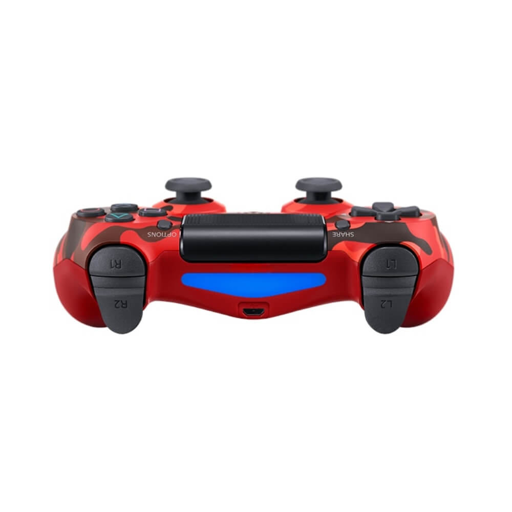 Controller Wireless Doubleshock Joystick, Compatibil PS4/Pro/Slim, Touchpad, Rosu Army