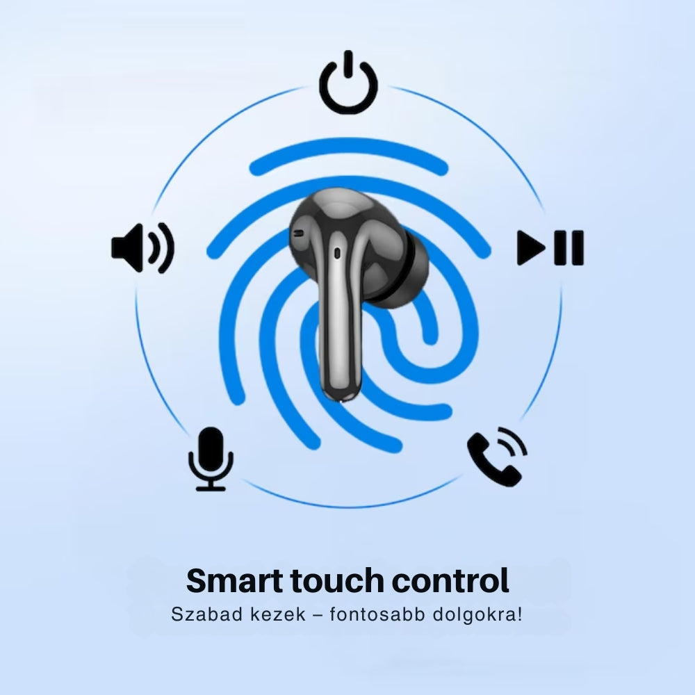 Casti Wireless Bluetooth, Audio, Bluetooth 5.3, Compatibilitate Universala, Negru