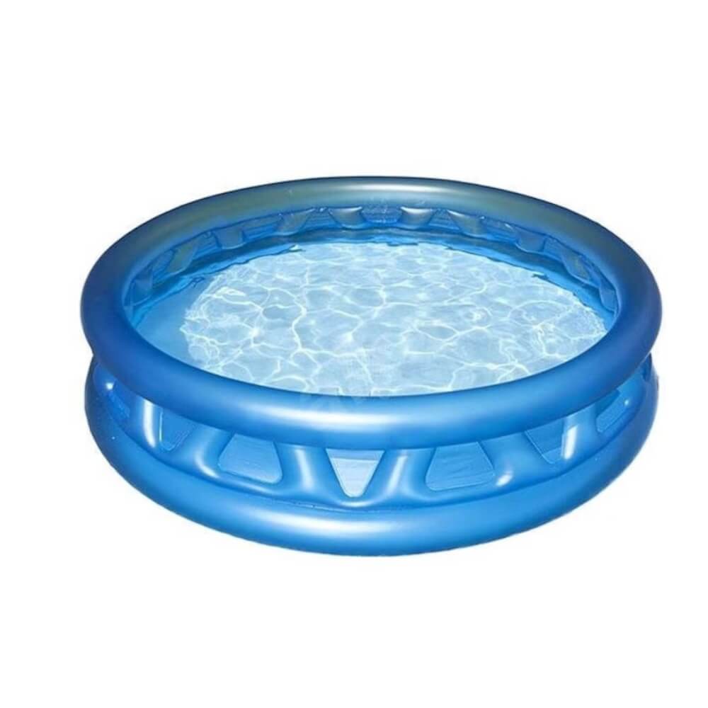 Piscina Gonflabila, 199 x 41 cm, Capacitate 790 Litri, PVC Rezistent, pentru Curte si Gradina, Albastru