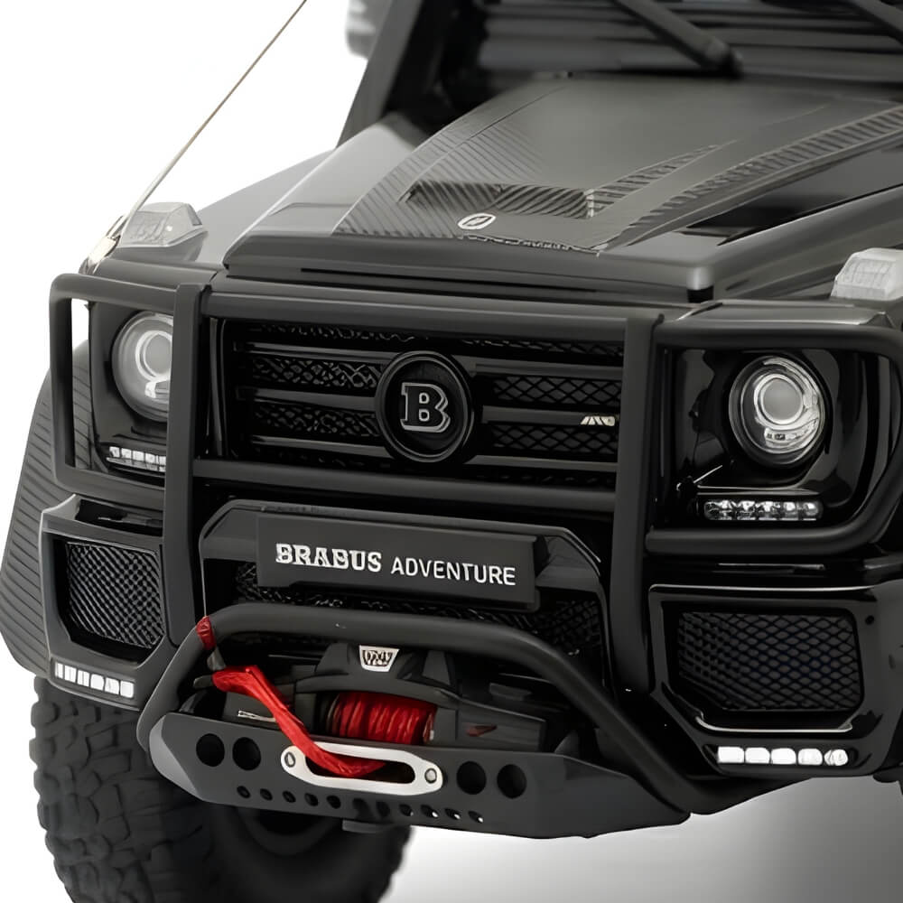 Masinuta Metalica Brabus 550 Adventure (Mercedes-Benz G-Class), Macheta Auto Scara 1:32, Design Off-Road, Negru