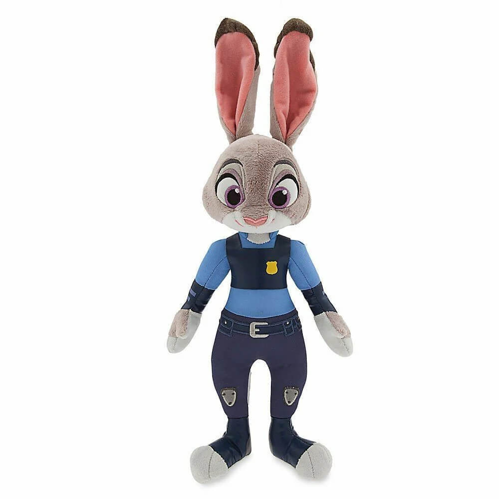 Jucarie Plus Judy Hopps Zootopia, Personaj Disney, Cadou pentru Copii, 38 cm, Maro