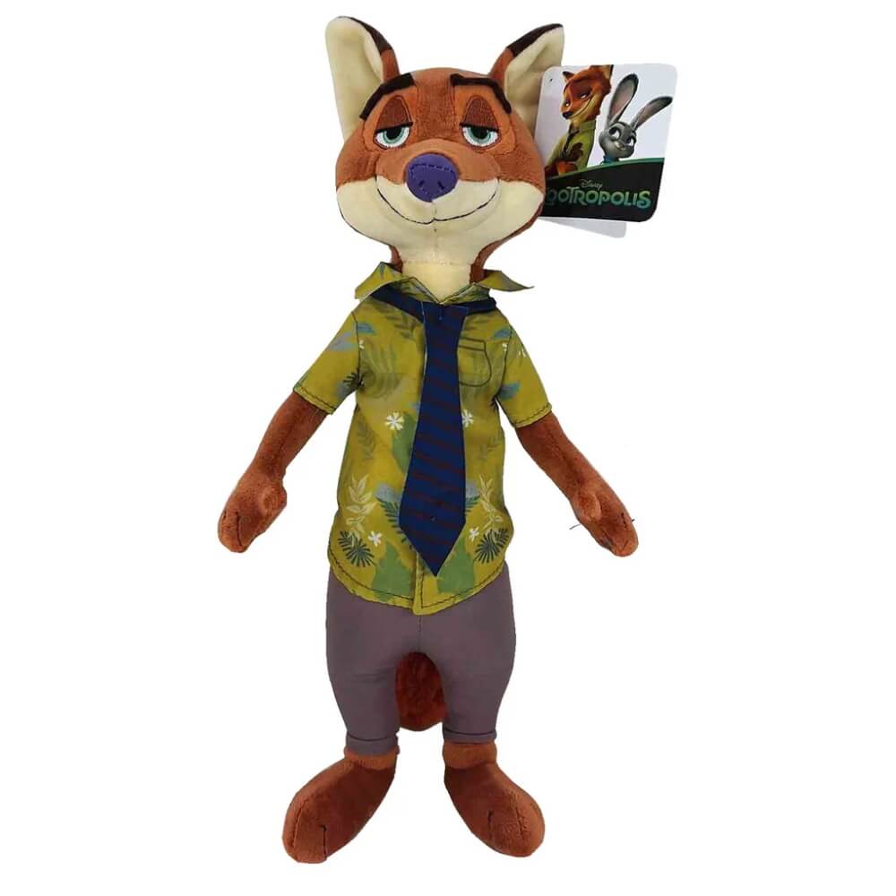 Jucarie Plus Judy Hopps Zootopia, Personaj Disney, Cadou pentru Copii, 38 cm, Maro