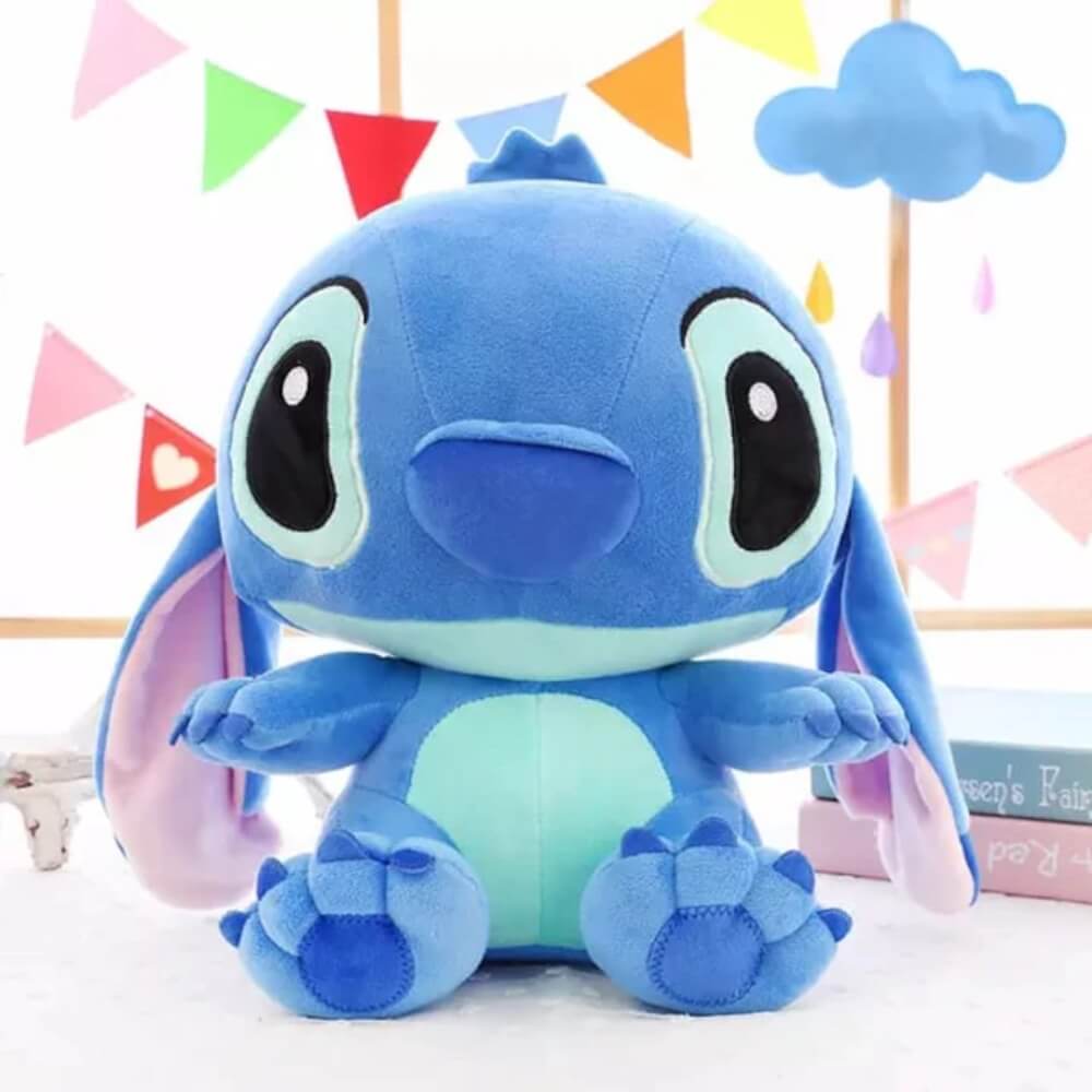 Jucarie de plus, Personaj din Lilo&Stitch, Inaltime 35 cm, Albastru