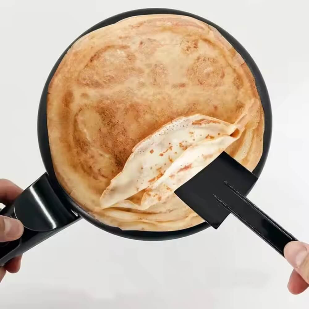 Aparat pentru facut clatite / Desert, 800W, suprafata antiaderenta, Diametru 20 cm, Negru