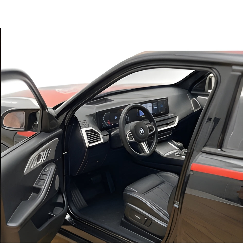 Masinuta de Jucarie Metalica, Model BMW XM, Macheta Auto Scara 1:36, Usi cu Deschidere, Design Realistic, Pull-Back, Rosu