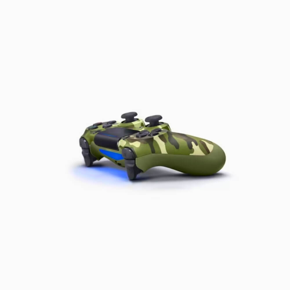 Controller Wireless Double-Motor Vibration Joystick, Compatibil PS4, Verde/Gri
