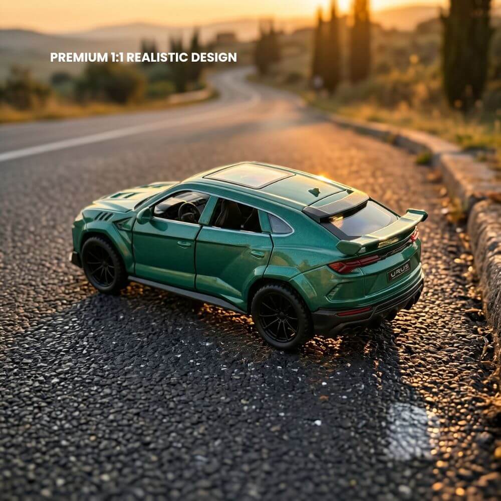 Masina de Colectie Lamborghini Urus 1:32, Metal Die-Cast, Lumini LED, Efecte Sonore, Jucarie pentru Copii