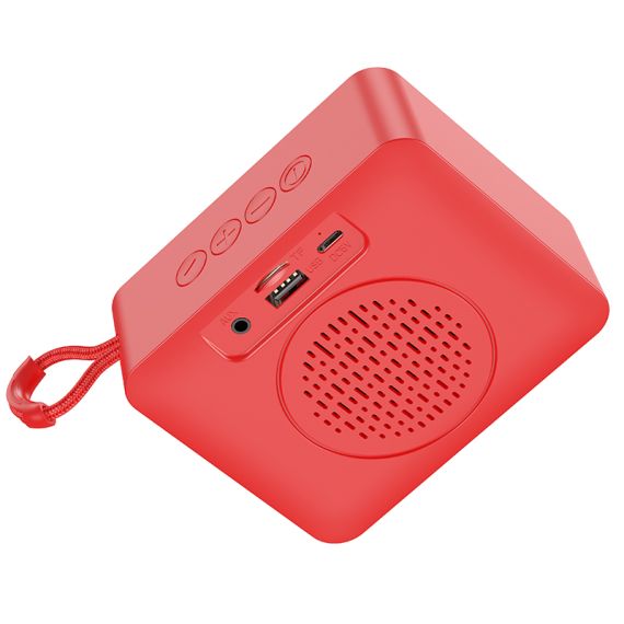 Boxa Portabila Bluetooth Hoco Mini, TWS , Rosu