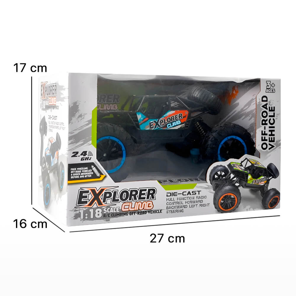 Masina Off-Road cu Telecomanda RC , Digital Kala , Controler 2.4 GHz ,Cablu Inclus, 1:24, Negru