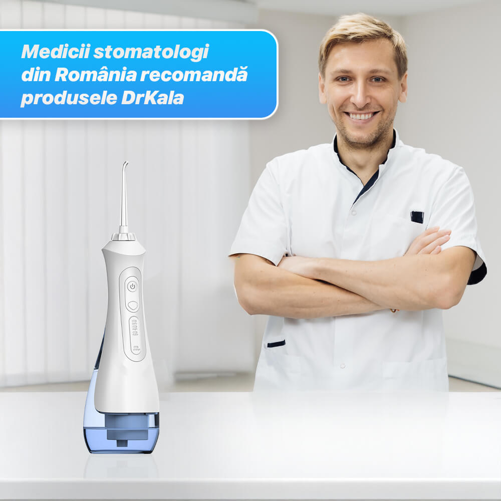 water flosser eficient pentru placa bacteriana presiune ajustabila