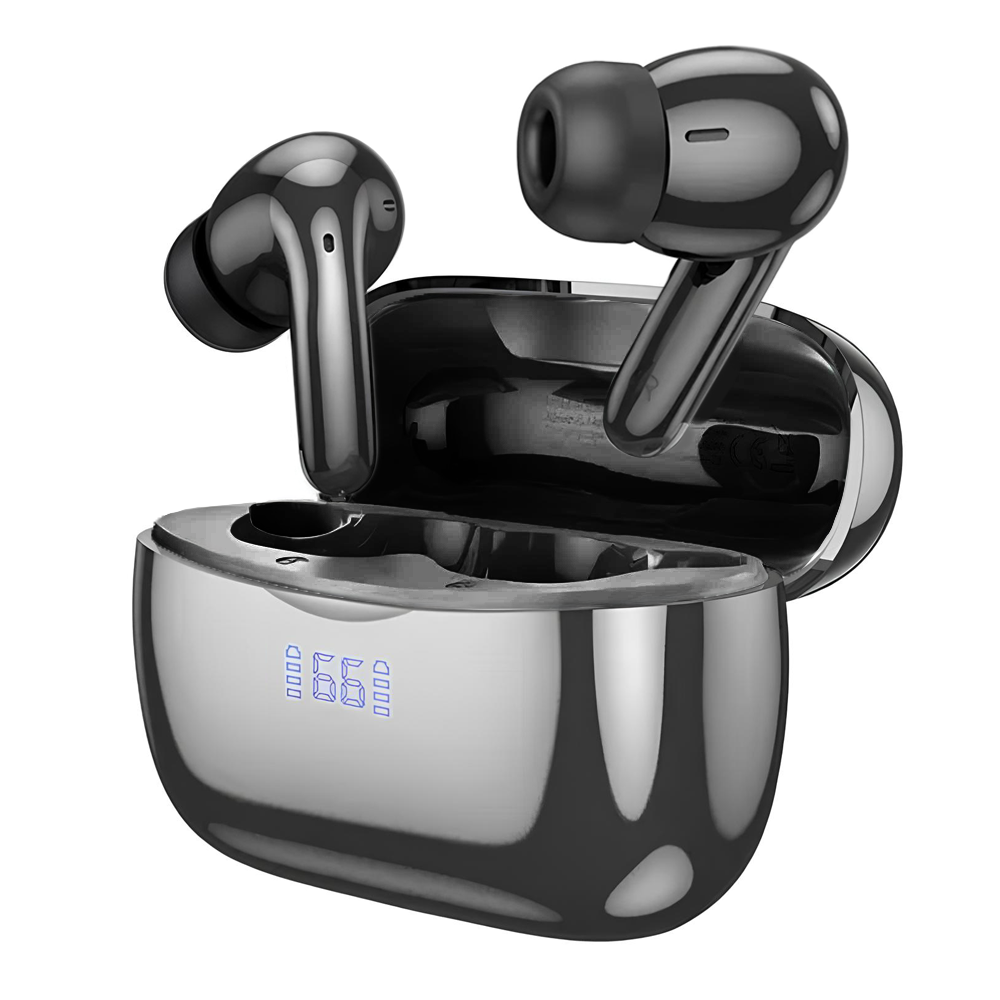 Casti Wireless Bluetooth, Audio, Bluetooth 5.3, Compatibilitate Universala, Negru