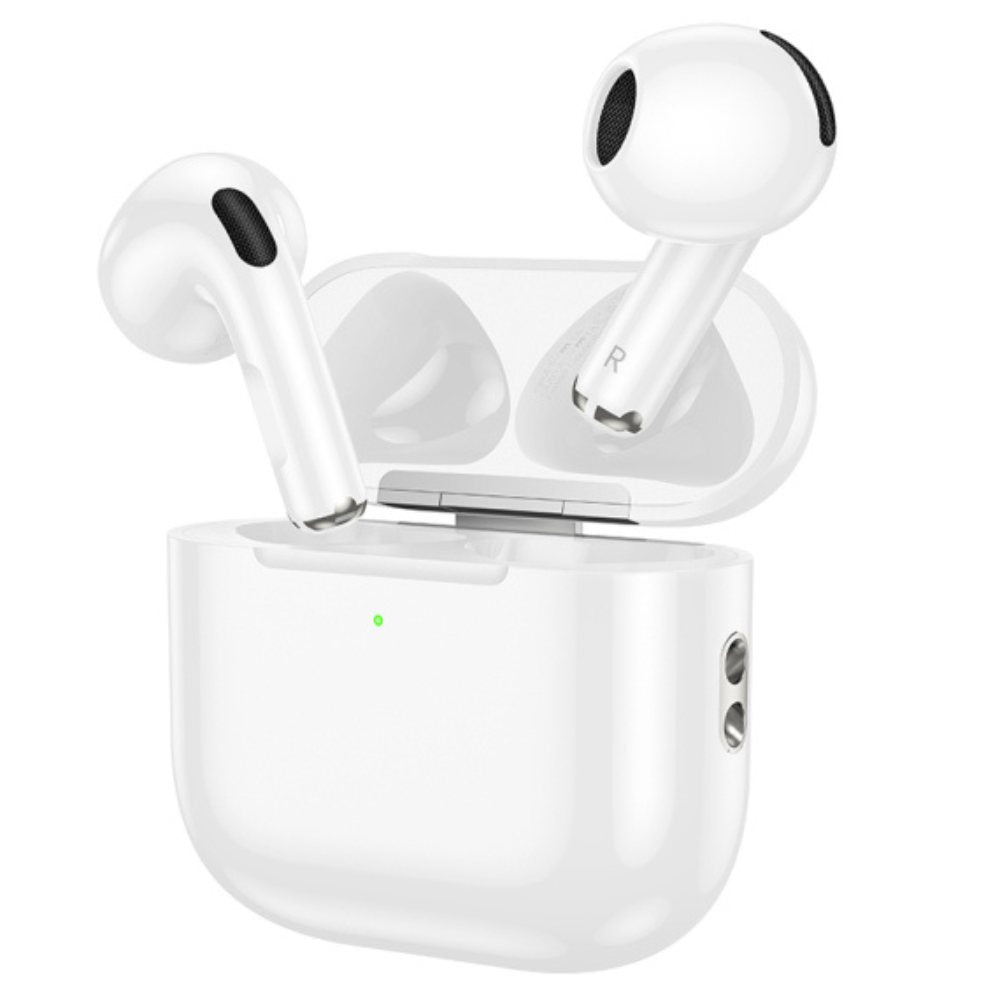 Casti Wireless Bluetooth Hoco EW78, BT 5.4, Functii Siri, Microfon, Compatibilitate Universala, Alb