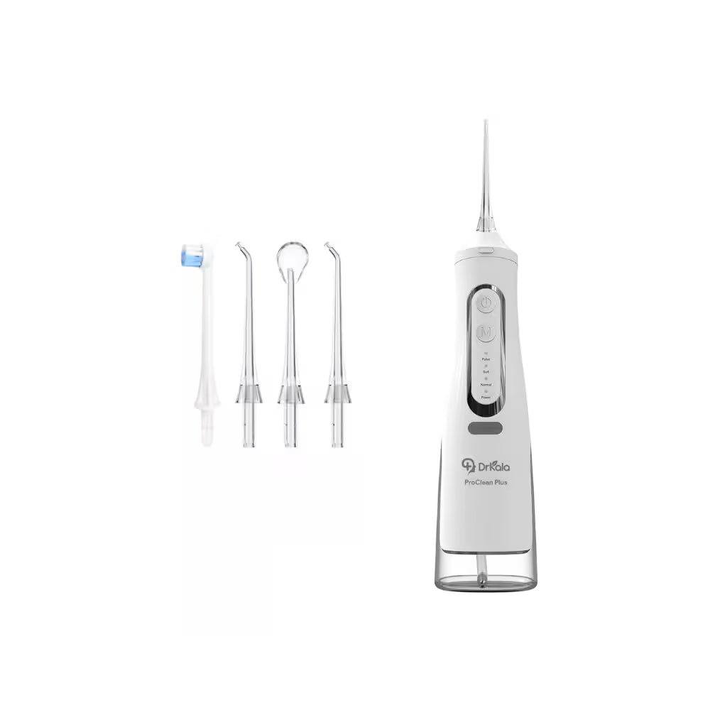Set 4 Rezerve pentru Irigatorul Bucal DrKala® ProClean Plus & GO, Alb