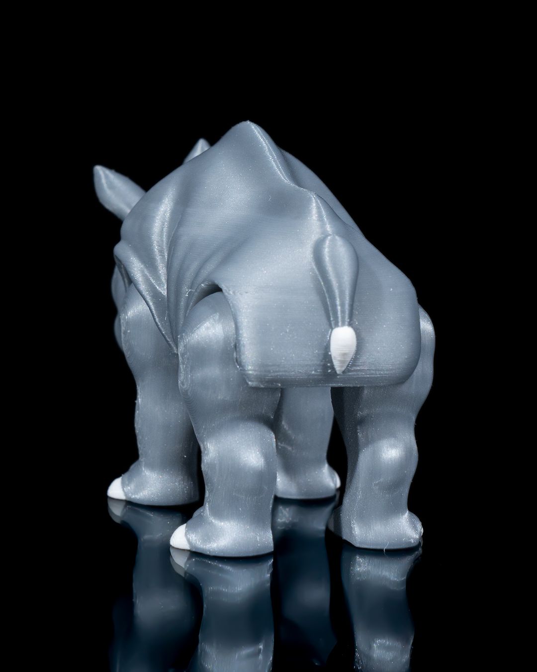 Rinocerul Argintiu 3D
