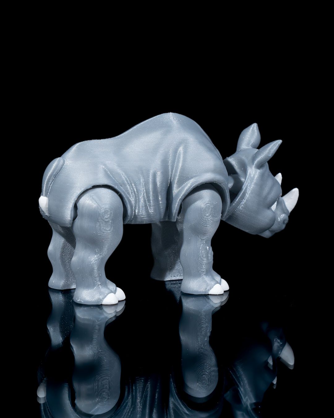 Rinocerul Argintiu 3D