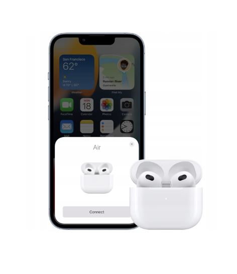 Casti Bluetooth Wirelesss Air 3 Famous, Alb