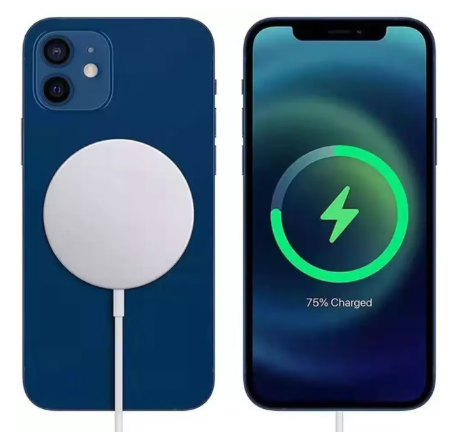 Incarcator Wireless MagSafe Fast-Charging 15W Universal, Alb