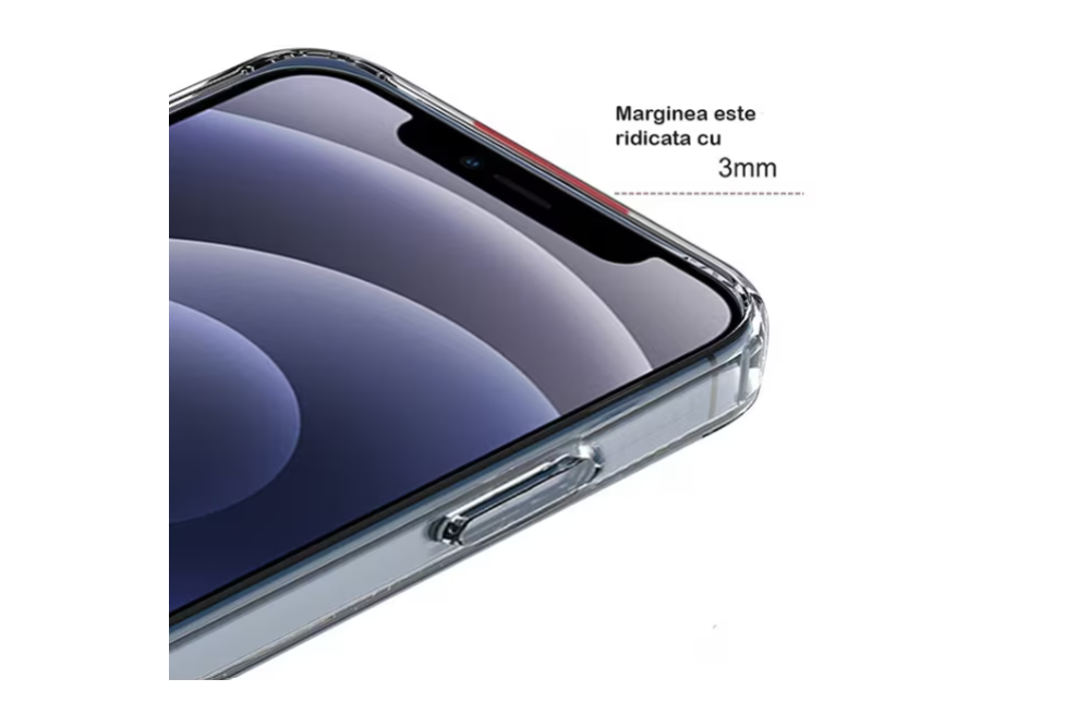 Husa Transparenta MagSafe, compatibila cu Apple iPhone 13
