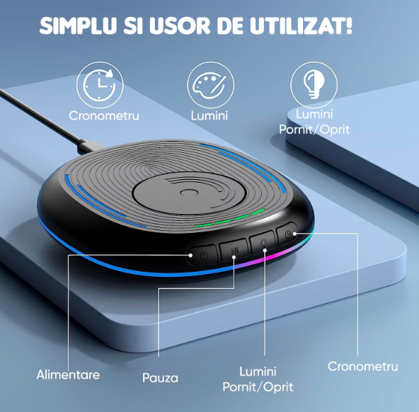 Mouse Jiggler nedetectabil pentru simularea miscarii mouse-ului, anti sleep, cu buton ON-OFF, functie de auto click, Negru