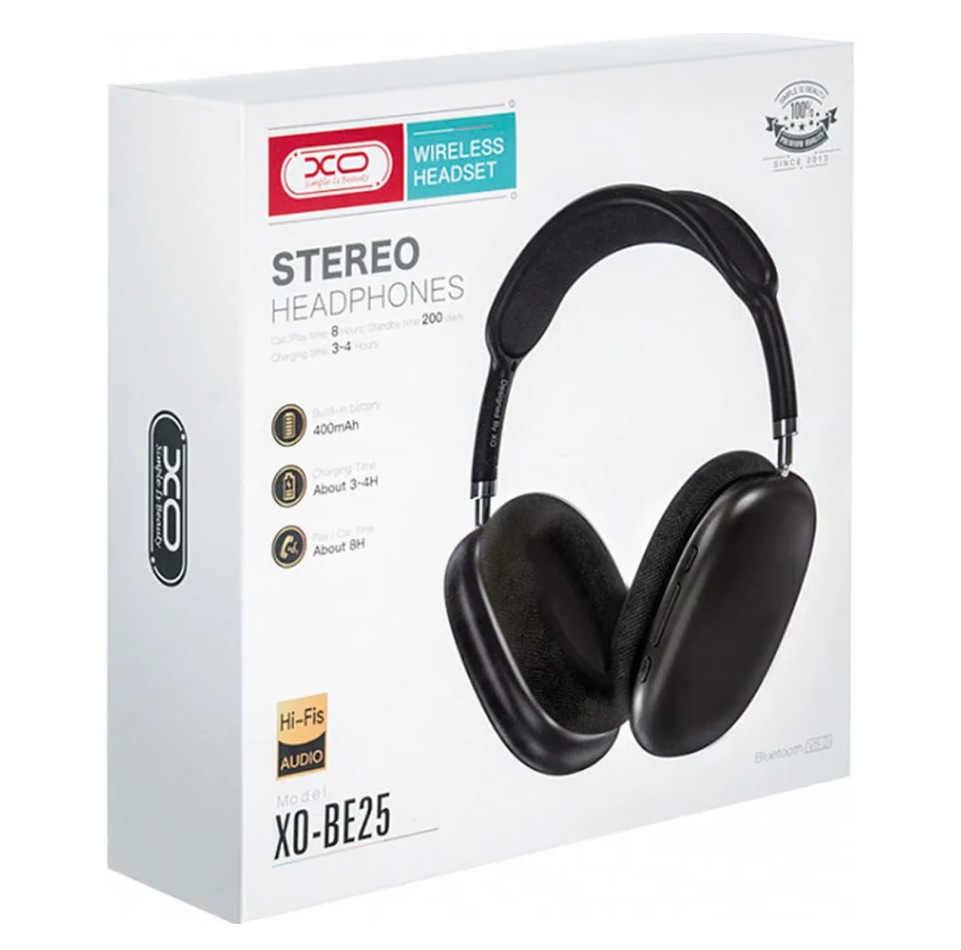 Casti Stereo Headphones On Ear XO-BE25 Bluetooth, Negru