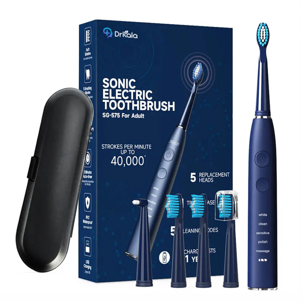 Set periuță electrică pentru copii Zoopie Seago cu accesorii incluse