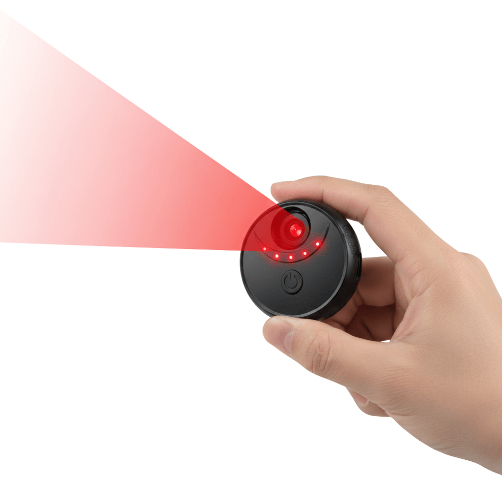 Smart Detector pentru Camere Video Ascunse – Tehnologie InfraRed, Rază 10m, Portabil, Black