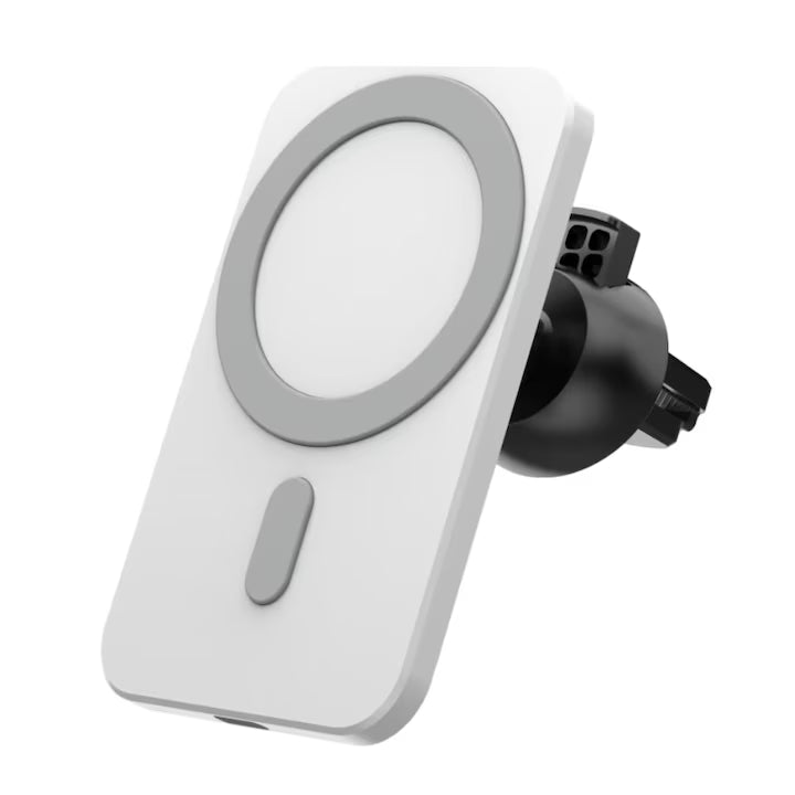 Suport Auto Magsafe, Incarcare Wireless, Compatibil cu iPhone, Alb
