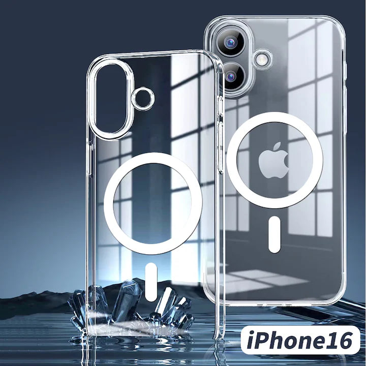 Husa de Protectie, MagSafe, Compatibil cu iPhone 16, Antizgarieturi, Anticadere, Anti-coliziune, transparent