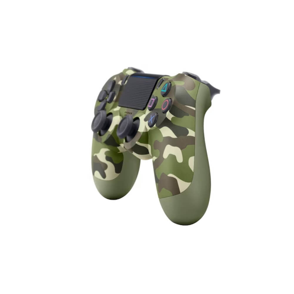 Controller Wireless Double-Motor Vibration Joystick, Compatibil PS4, Verde/Gri