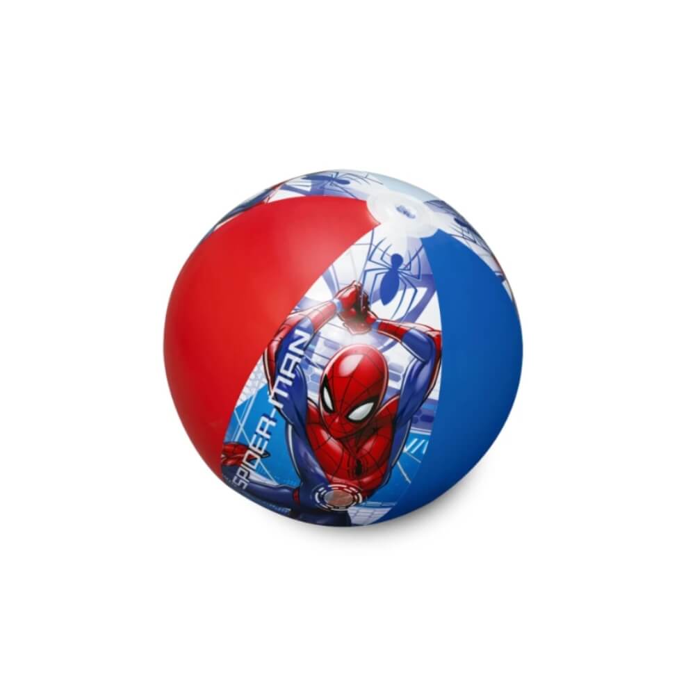 Minge Gonflabila pentru Plaja si Apa Spiderman, Editie Speciala Marvel, Diametru 51 cm, Rosu