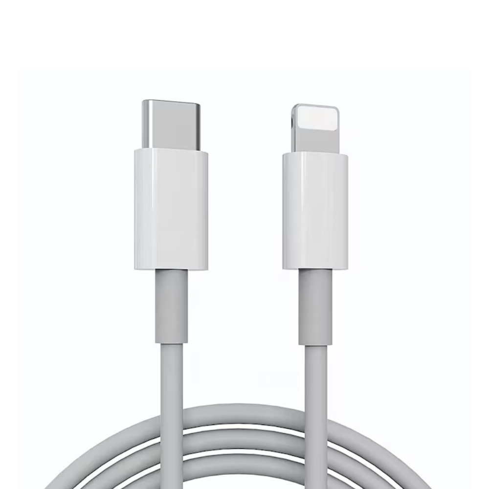 Cablu incarcare si date DigikalaX, Super Fast Charge, compatibil cu Apple, USB-C to Lightning, 1m, Alb