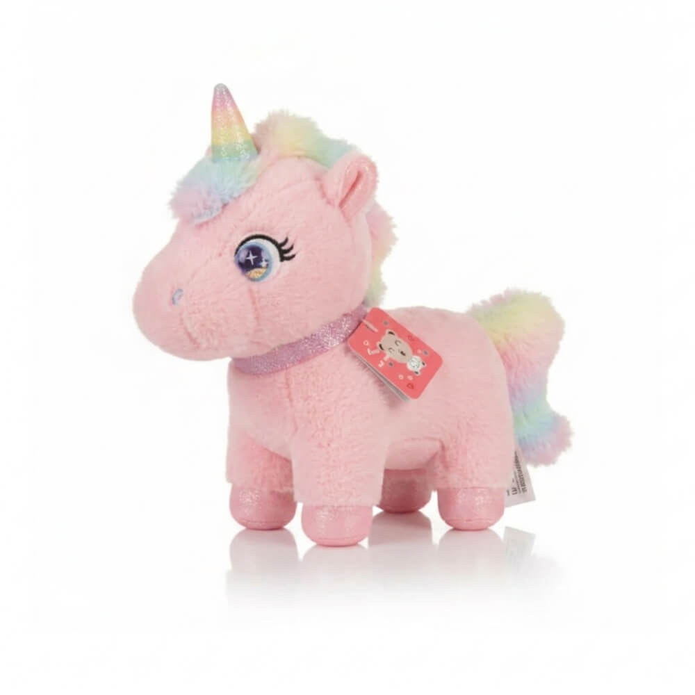 Jucărie de Pluș Unicorn Roz, 25 cm – Cadou Magic pentru Copii, Design Premium