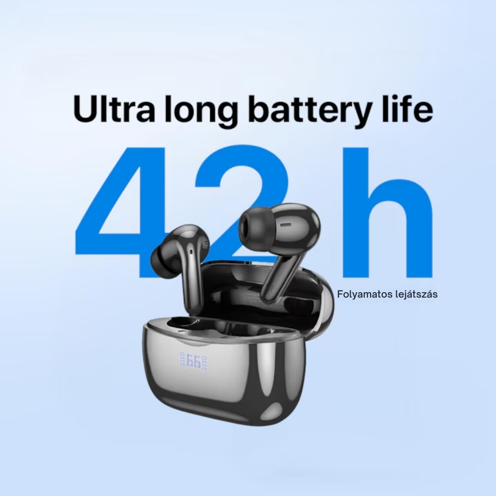 Casti Wireless Bluetooth, Audio, Bluetooth 5.3, Compatibilitate Universala, Negru