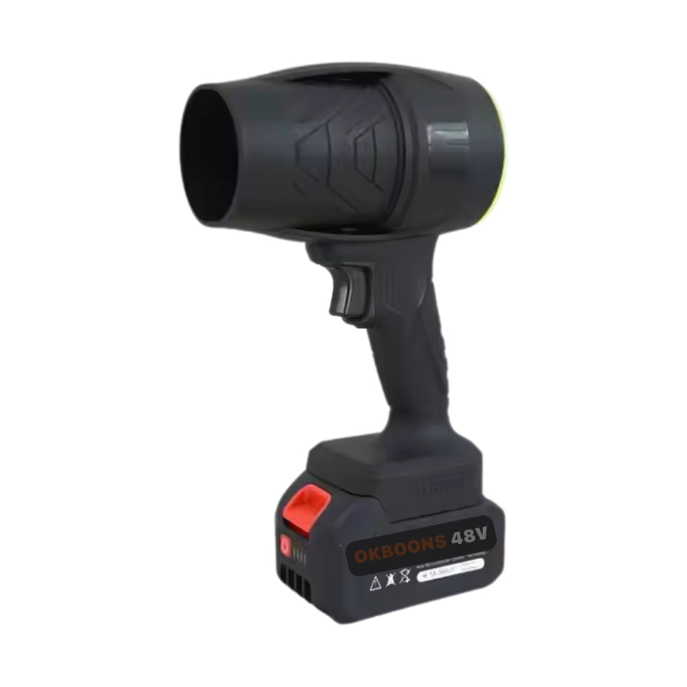 Suflanta Aer DigikalaX®, 48V, cu 2 Acumulatori, Incarcator inclus, Portabila, Puternica si Eficienta, pentru Curatare si Gradina, Negru