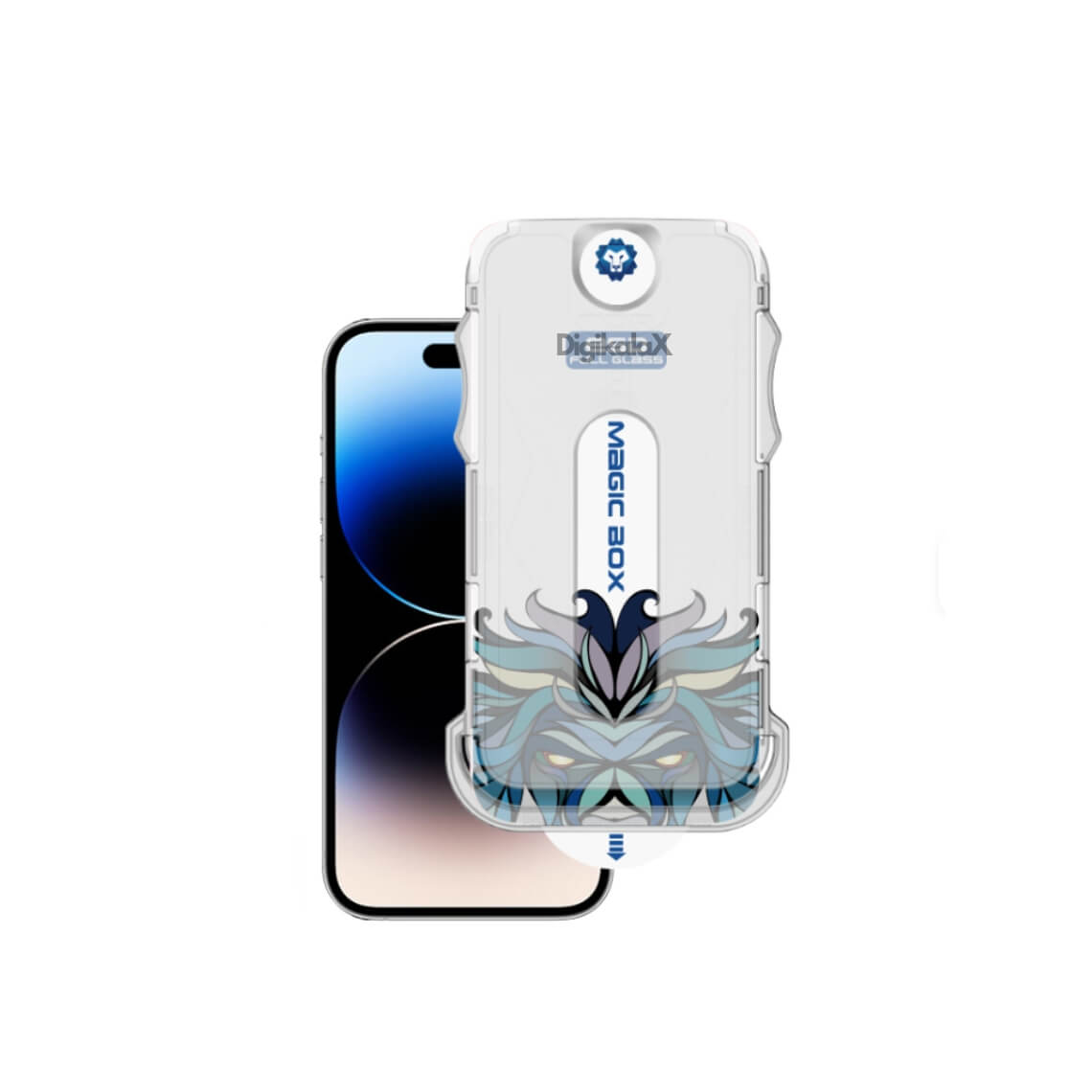 Folie Protectie Ecran Clear HD Compatibila iPhone cu Aplicator Magic Box, Sticla Securizata Lito D+ Ultra-Transparenta