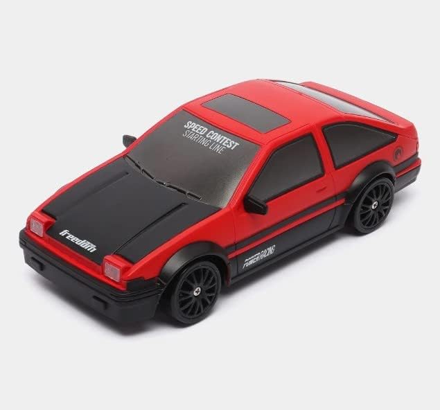 Masina RC cu telecomanda, Digital-Kala , 15 km/h , lumini LED ,1:24 , Rosu