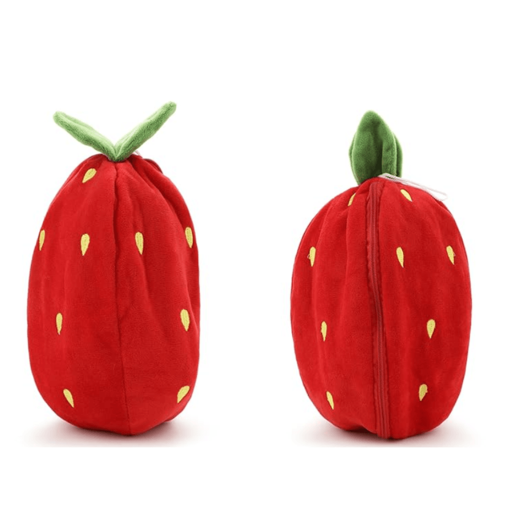 Jucărie de Plus Iepurașul Căpșunica, 25 cm, Roz – Moale, Catifelat, Perna Pufoasă