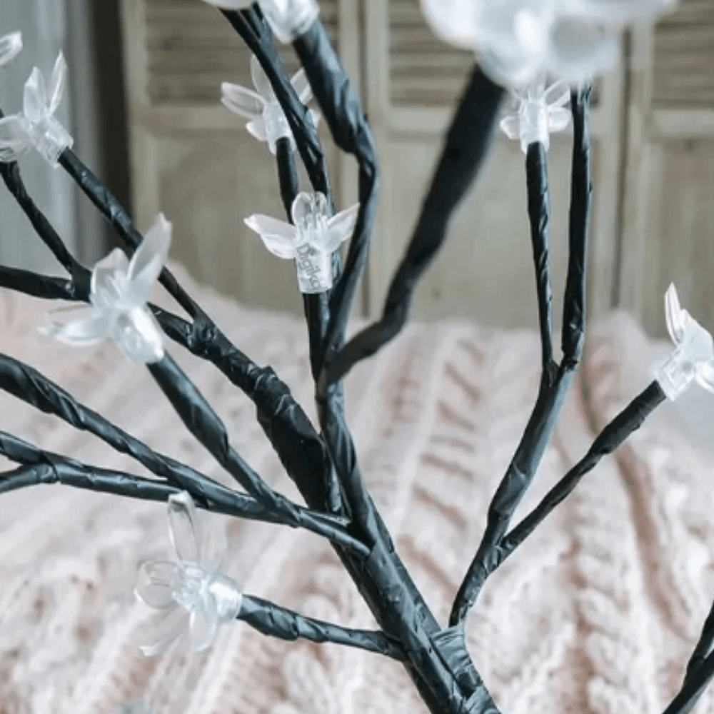 Pom Decorativ Bonsai cu LED-uri, Lumini Calde, Design Elegant pentru Decor Interior, 45 cm