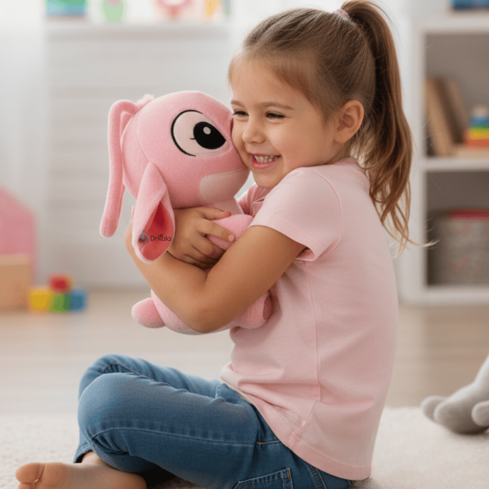 Jucărie de Pluș Stitch Roz, Blănos și Pufos – Cadou Perfect pentru Copii și Fani Disney