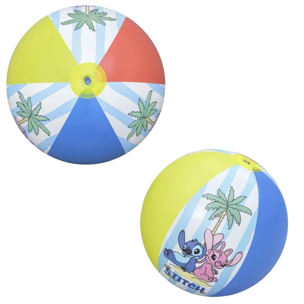 Minge Gonflabila Disney Lilo & Stitch, Diametru 51 cm, PVC Rezistent, pentru Plaja, Piscina si Apa, Multicolor