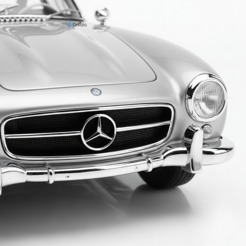 Mașinuță Retro Mercedes-Benz 300SL, Scară 1:24 – Model Die-Cast cu Uși Tip Gullwing