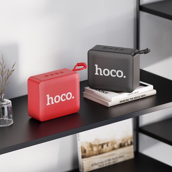 Boxa Portabila Bluetooth Hoco Mini, TWS , Rosu