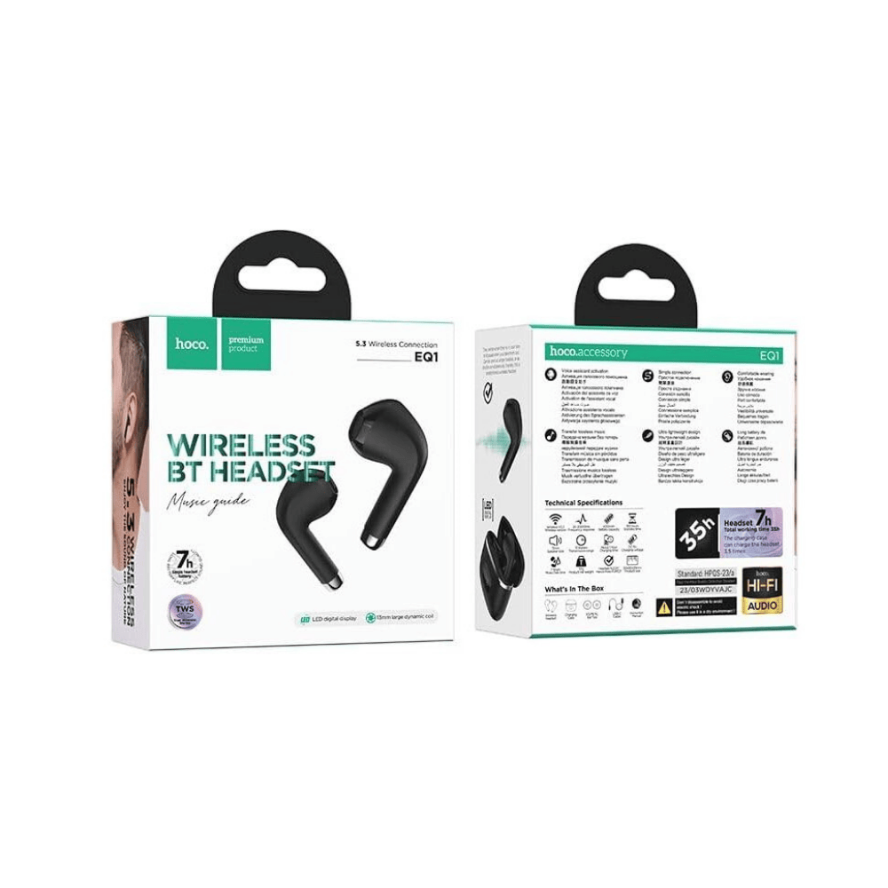 Casti Audio Wireless Earbuds, Conexiune Bluetooth 5.3, Carcasa 300mAh cu Display Digital LED, Autonomie 180h Standby, Design Snowflake, Negru/Mov