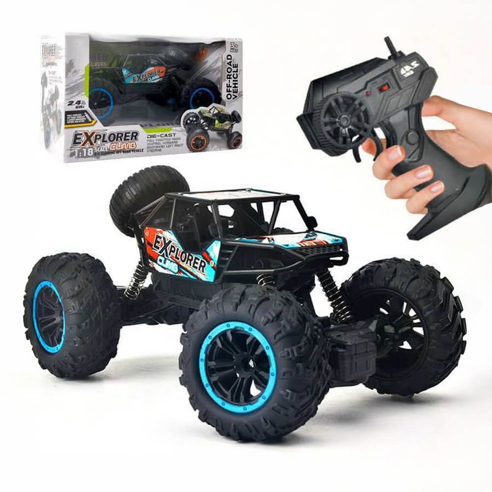 Masina Off-Road cu Telecomanda RC , Digital Kala , Controler 2.4 GHz ,Cablu Inclus, 1:24, Negru