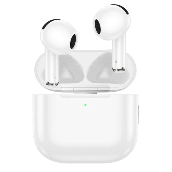 Casti Wireless Bluetooth Air 4 DigikalaX, BT 5.4, Functii Siri, Microfon, Compatibilitate Universala, Alb