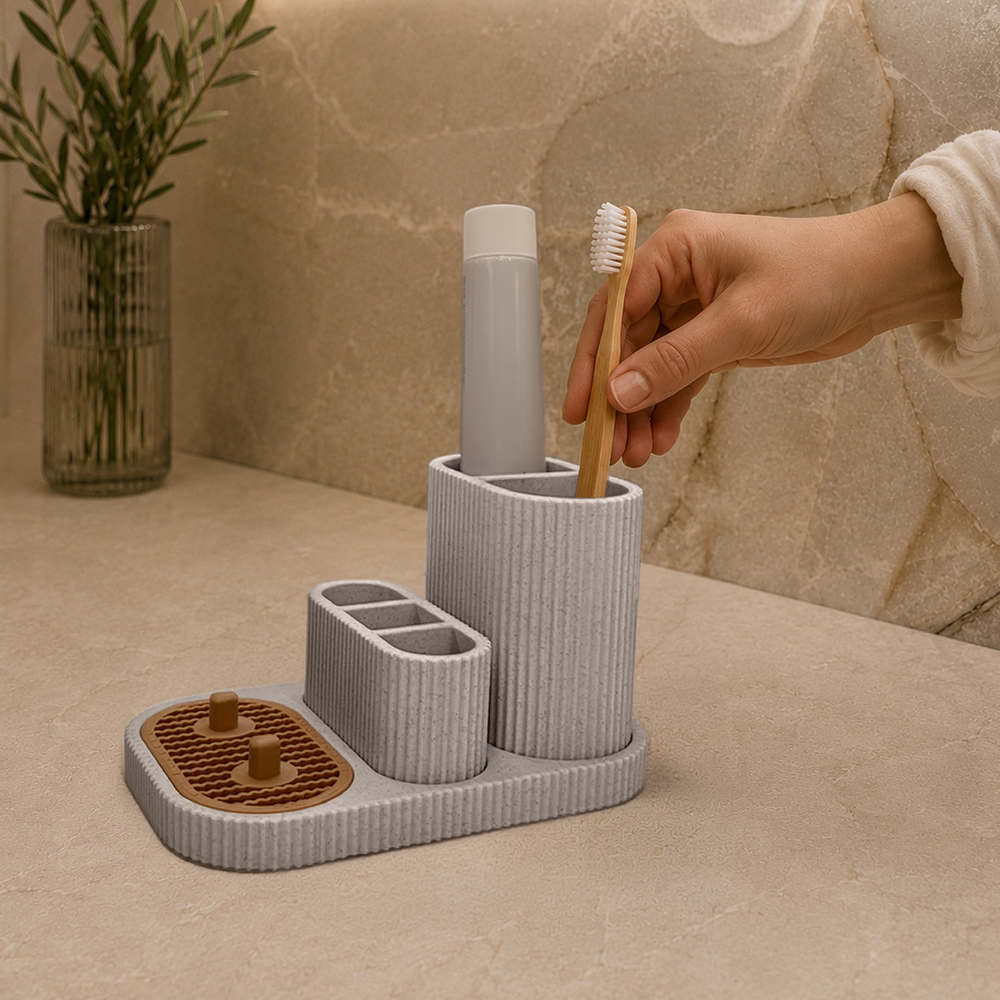 Organizator baie realizat din material plant-based