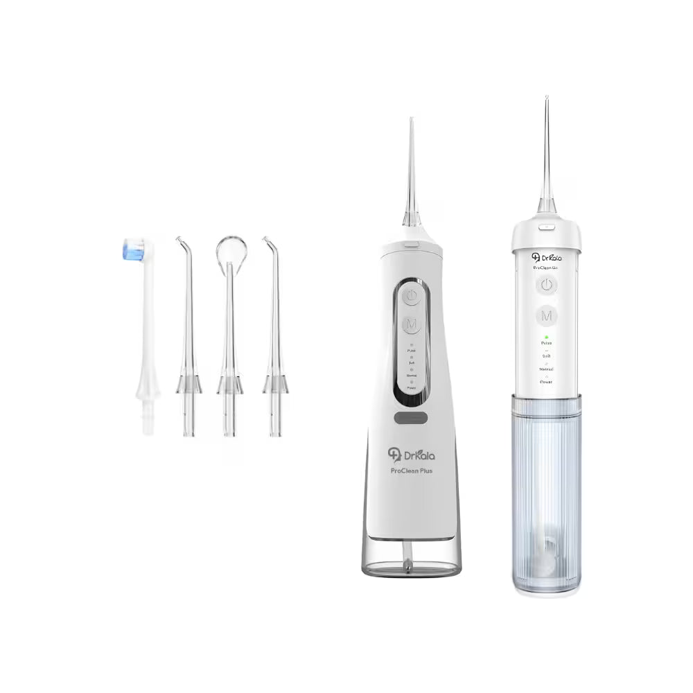Set 4 Rezerve pentru Irigatorul Bucal DrKala® ProClean Plus & GO, Alb