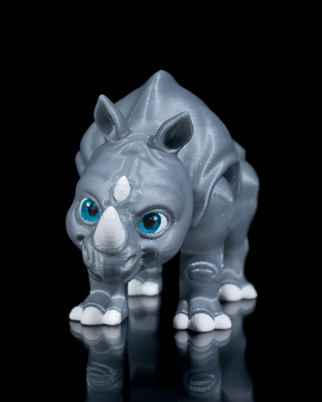 Rinocerul Argintiu 3D