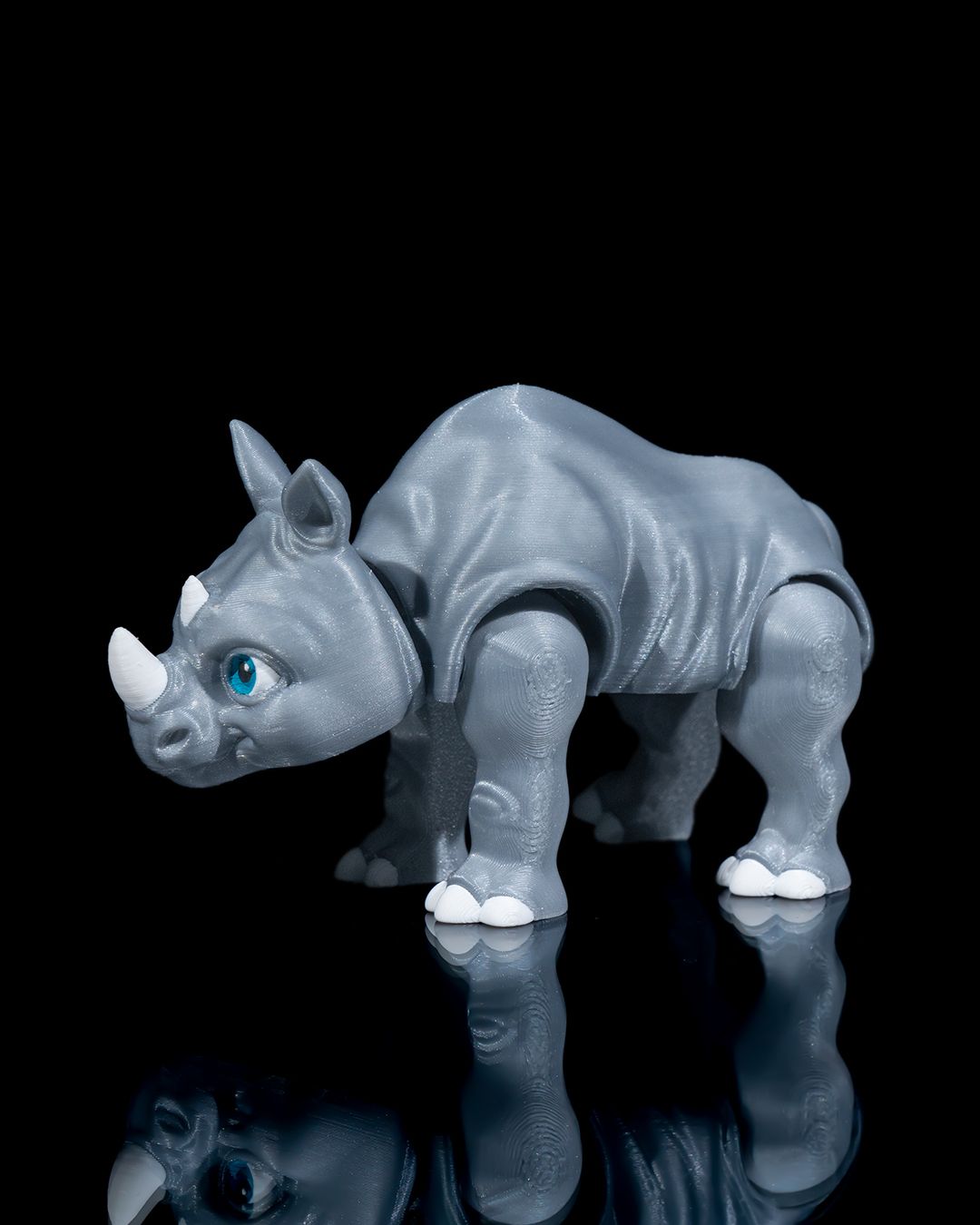 Rinocerul Argintiu 3D